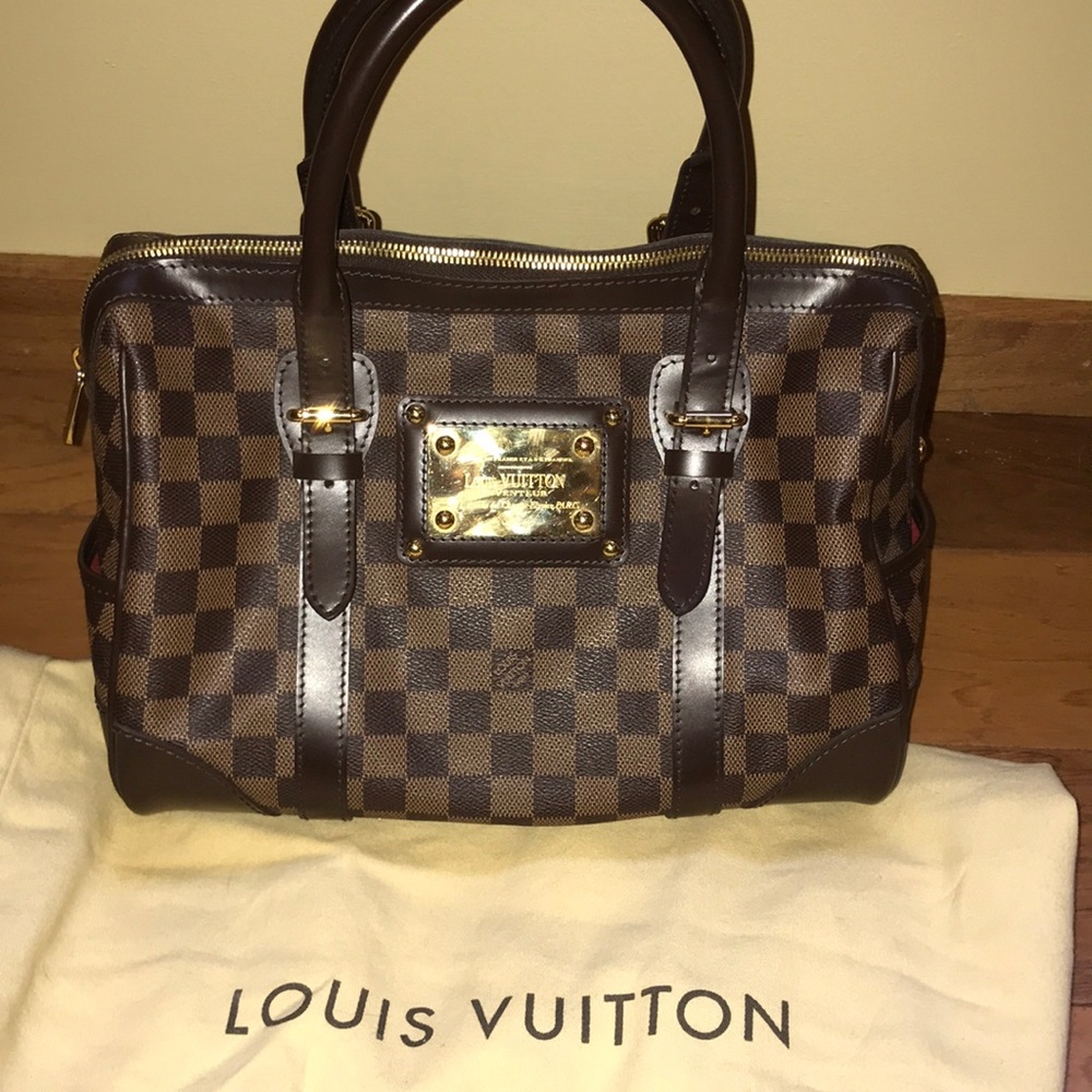 Louis Vuitton Damier Berkeley Bag Brown Satchel